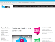 Tablet Screenshot of expresscards.com.au